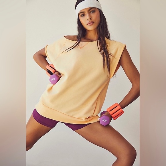 Free People Tops - Free People Muscle Tunic in Cantaloupe - NWT